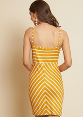 women bodycon yellow dress