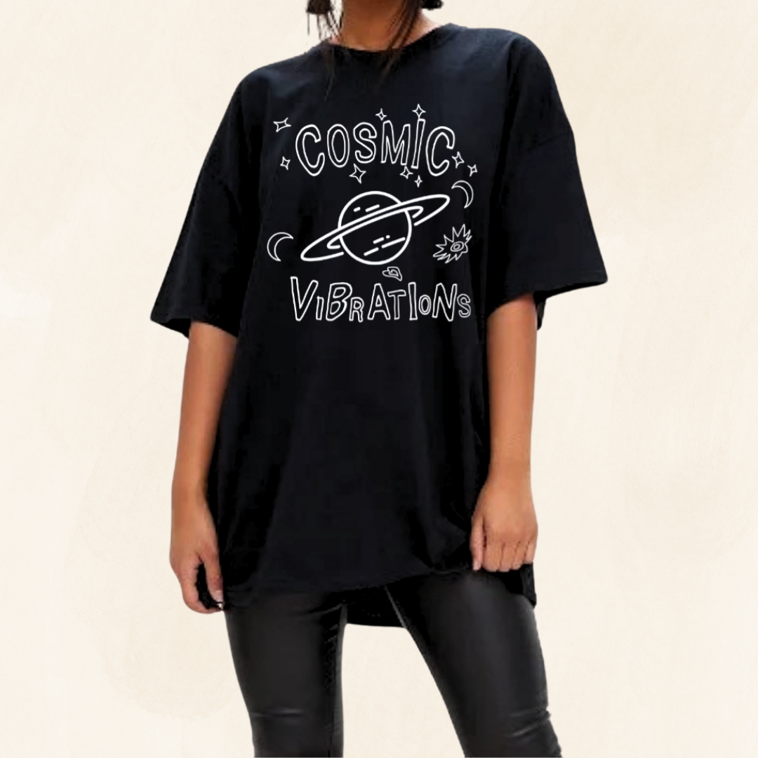 Printed oversized-Cosmic