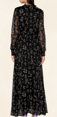 Black printed Maxi dress