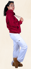 Maroon plain hoodie