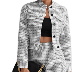 Buttoned blazer