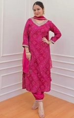 Afghani style kurti pant with dupatta