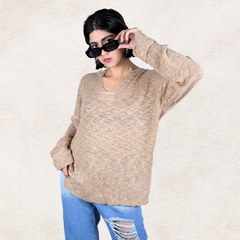 Texture classic sweater