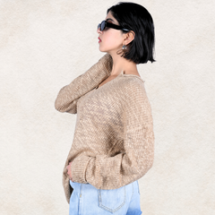 Texture classic sweater