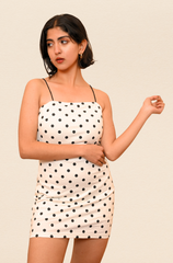 Polka short dress