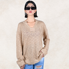 Texture classic sweater