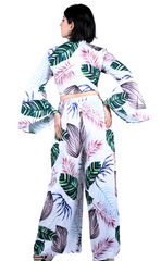 Leaf printed co-ord set