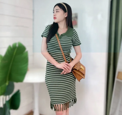 Knitted Tussel dress