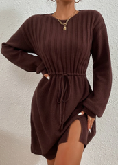 Brown Knit dress