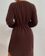 Brown Knit dress