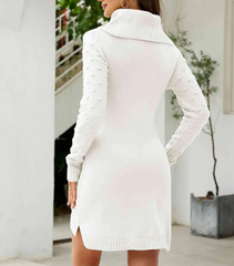 Short knitted dress