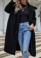 Faux fur coat