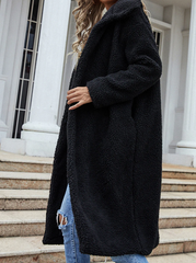 Faux fur coat