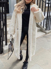 Faux fur coat