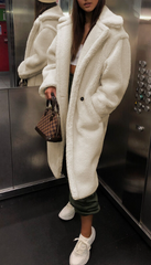 Faux fur coat