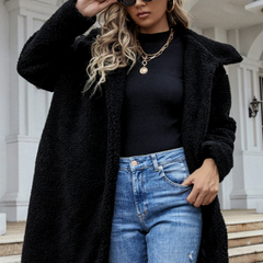 Faux fur coat