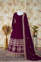 Beautiful Gown Dupatta Set (Two piece)